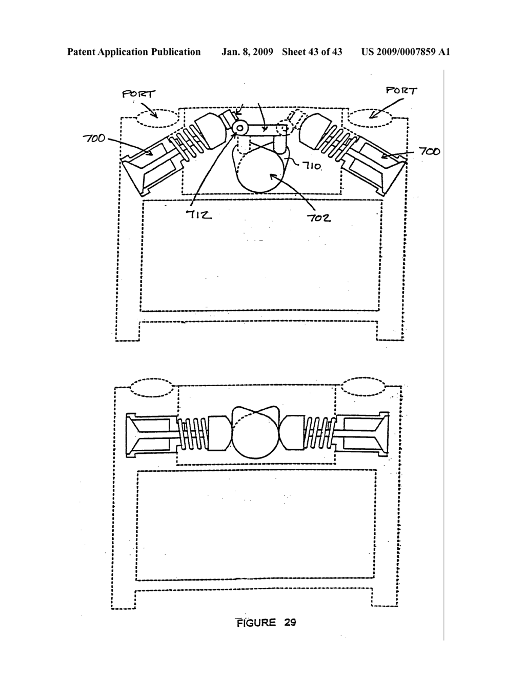 RECIPROCATING DEVICE WITH DUAL CHAMBERED CYLINDERS - diagram, schematic, and image 44