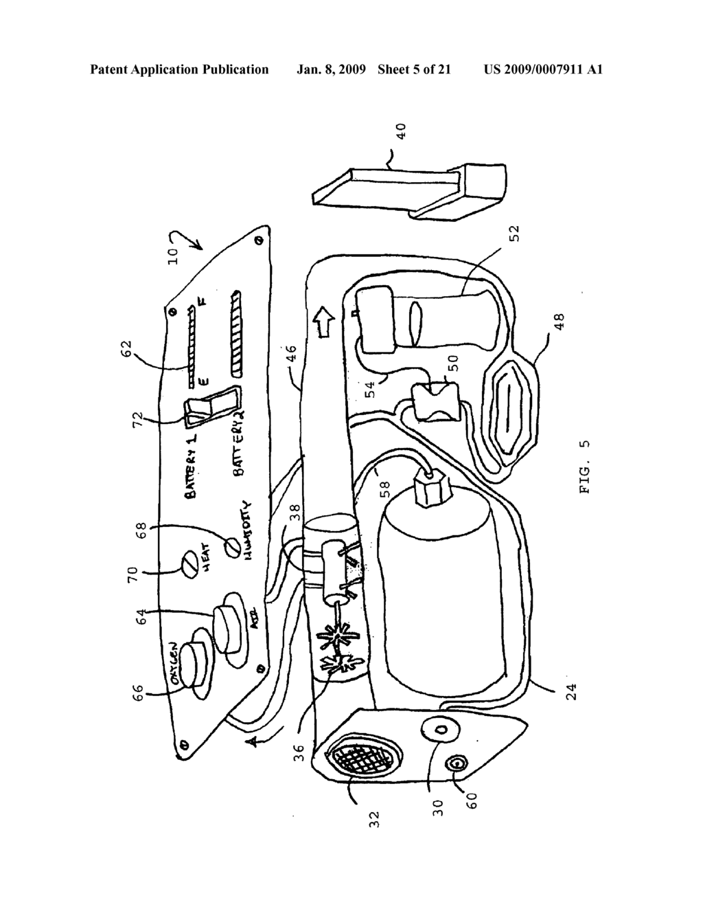 Pulmonary Rehabilitation Providing Respiratory Assistance by Application of Positive Airway Pressure - diagram, schematic, and image 06