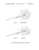 DENTAL FLOSSING DEVICE AND ITS FABRICATION AND USE diagram and image