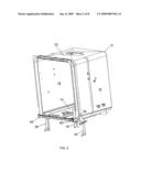 Dishwasher Tub Having Integral Hinge Support Member, and Dishwasher Incorporating Same diagram and image