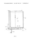 Dishwasher Tub Having Integral Hinge Support Member, and Dishwasher Incorporating Same diagram and image