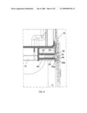 Dishwasher Tub Having Integral Hinge Support Member, and Dishwasher Incorporating Same diagram and image