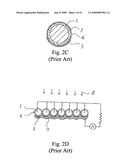 ELONGATED PHOTOVOLTAIC CELLS IN CASINGS WITH A FILLING LAYER diagram and image