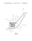 Golf club head cover with temperature controlling device diagram and image