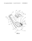 Golf club head cover with temperature controlling device diagram and image