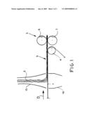 APPARATUS FOR MAKING A SPUNBOND WEB diagram and image