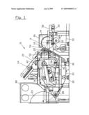 MACHINE TO PRODUCE A FIBROUS WEB diagram and image