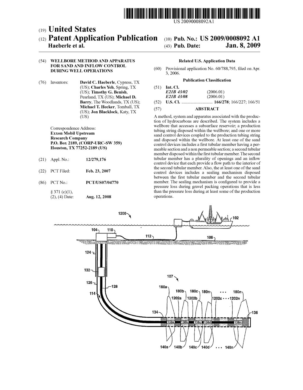 Wellbore Method and Apparatus For Sand And Inflow Control During Well Operations - diagram, schematic, and image 01