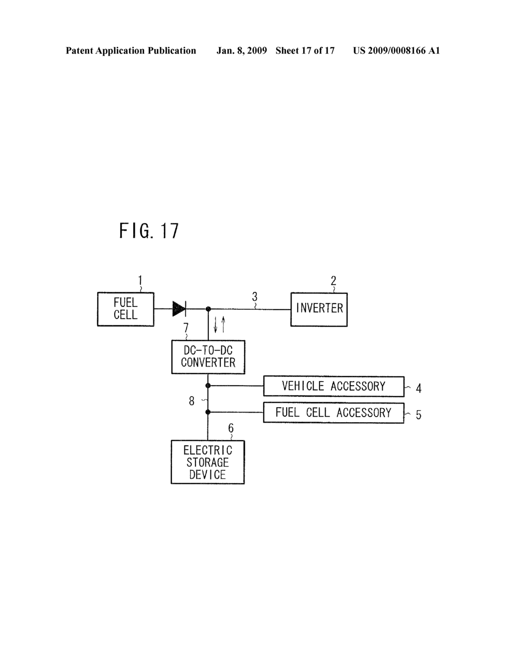 ELECTRIC SYSTEM FOR FUEL CELL, FUEL CELL VEHICLE, AND METHOD OF SUPPLYING ELECTRIC POWER - diagram, schematic, and image 18