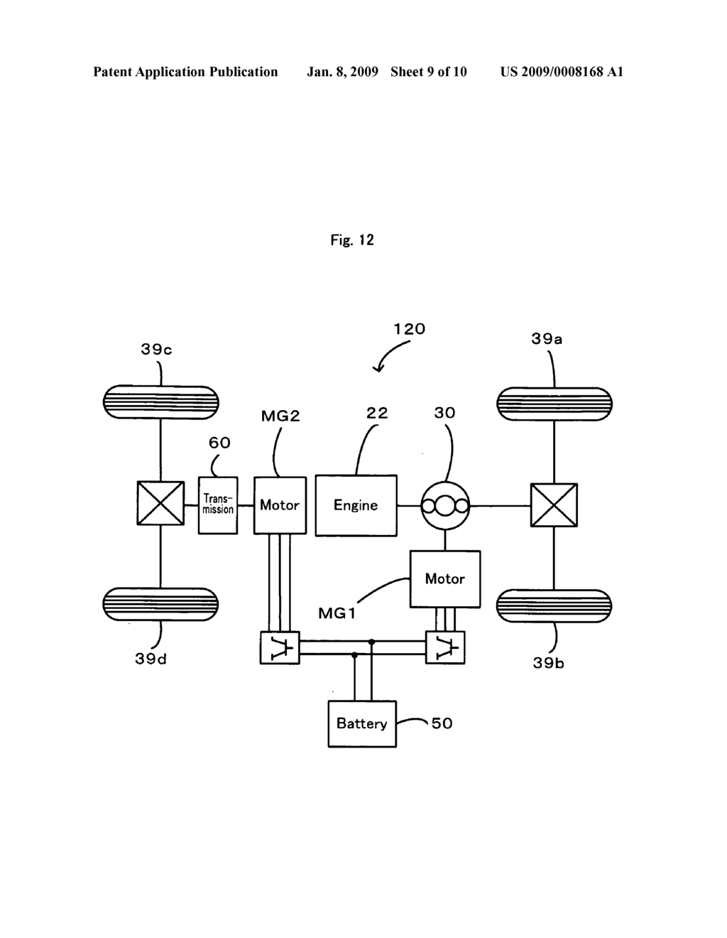 Vehicle, Driving Device And Control Method Thereof - diagram, schematic, and image 10