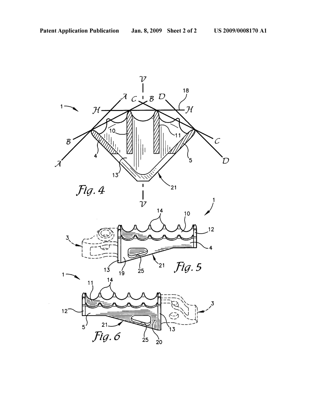 Multi-plane motorcycle foot peg - diagram, schematic, and image 03