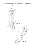 MOTORCYCLE FRAME WITH FUEL-STORAGE AND BREAK-AWAY ENGINE MOUNTS diagram and image