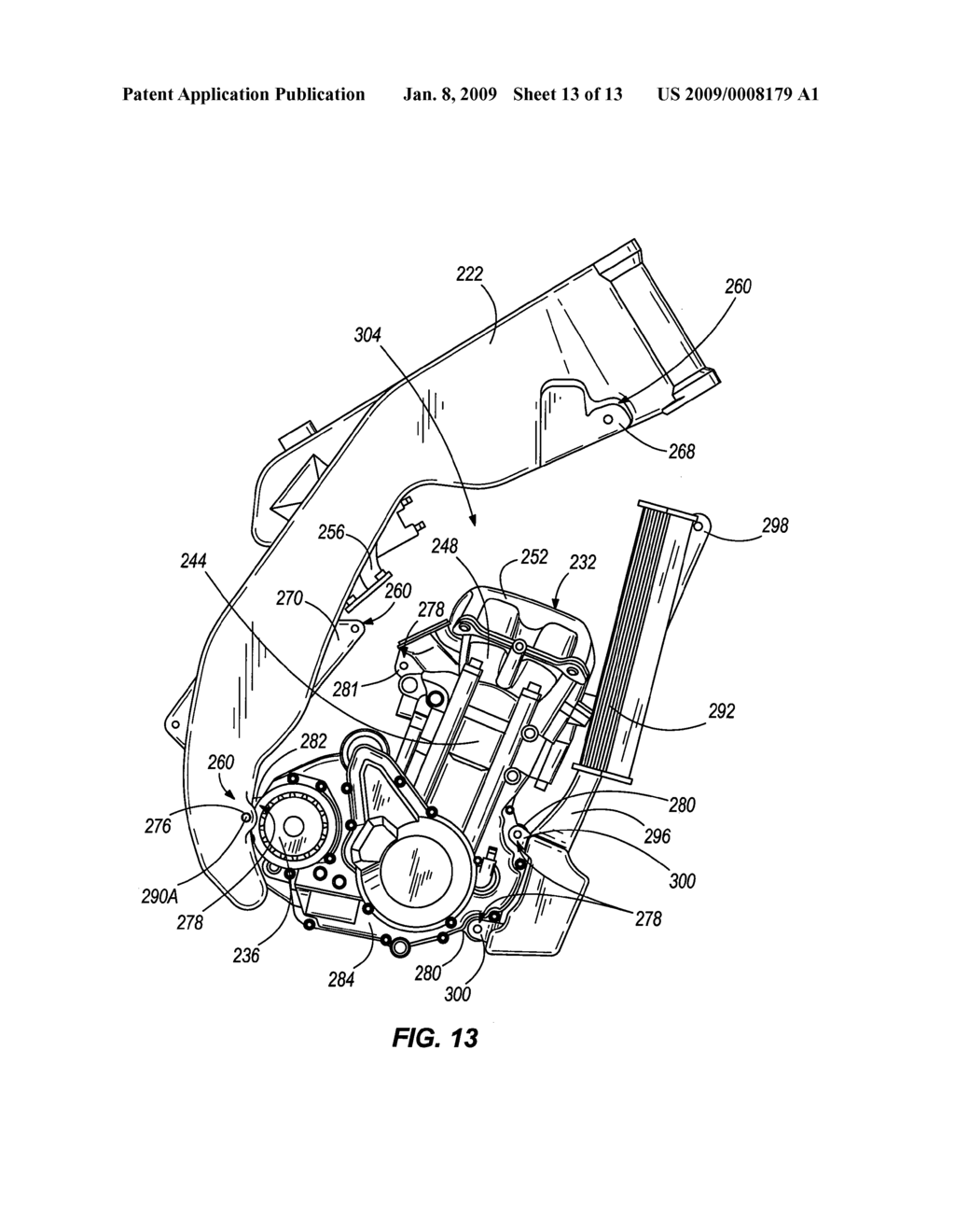 MOTORCYCLE HAVING A ROTATABLY-MOUNTED ENGINE - diagram, schematic, and image 14