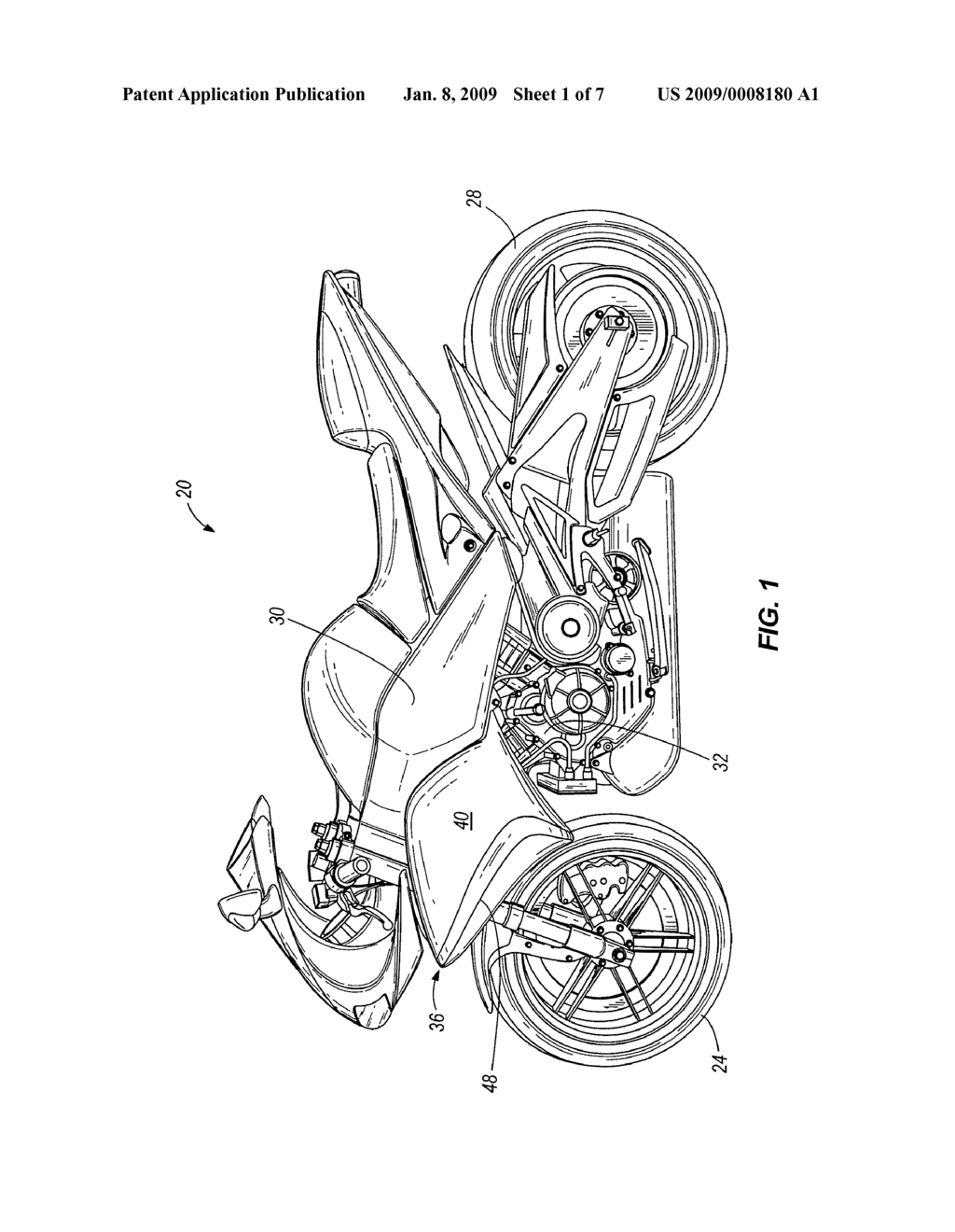 RESILIENT MOUNTING ARRANGEMENT FOR A MOTORCYCLE RADIATOR - diagram, schematic, and image 02