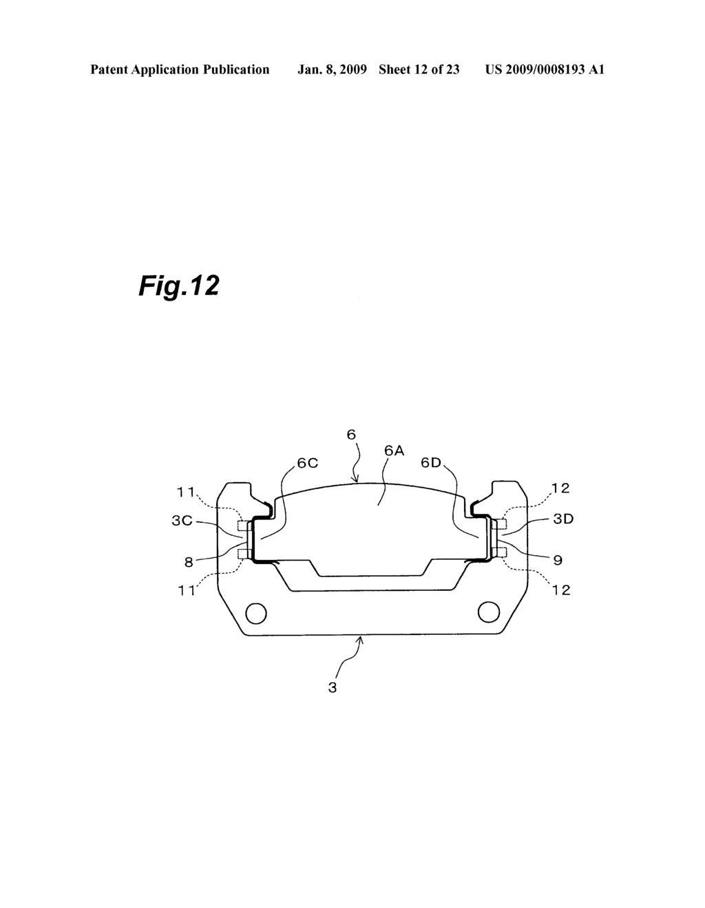 DISC BRAKE DEVICE - diagram, schematic, and image 13