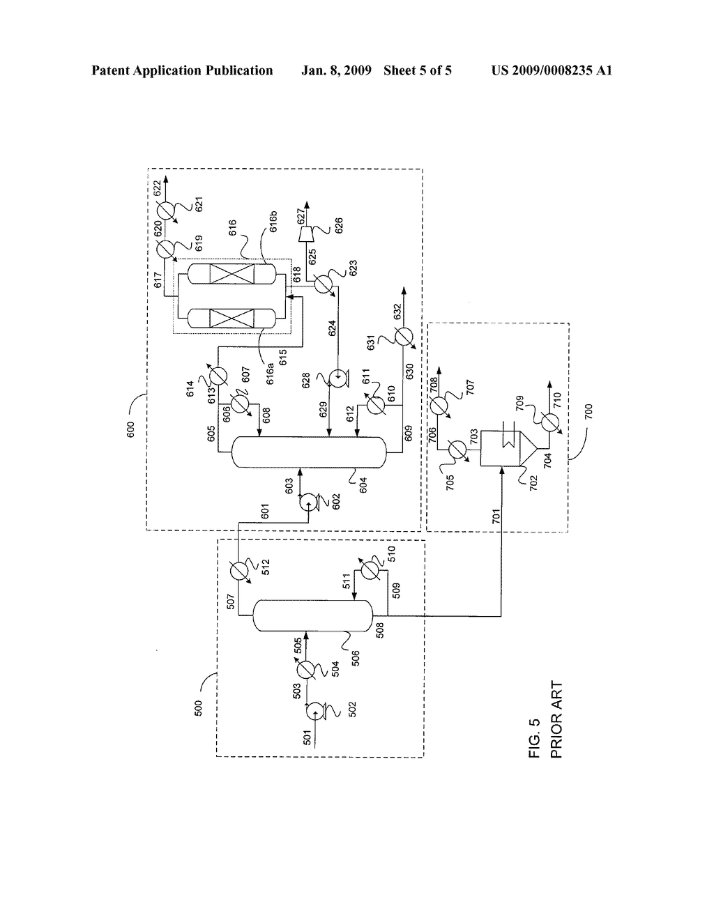 MEMBRANE-BASED HYBRID PROCESS FOR SEPARATION OF MIXTURES OF ORGANICS, SOLIDS, AND WATER - diagram, schematic, and image 06