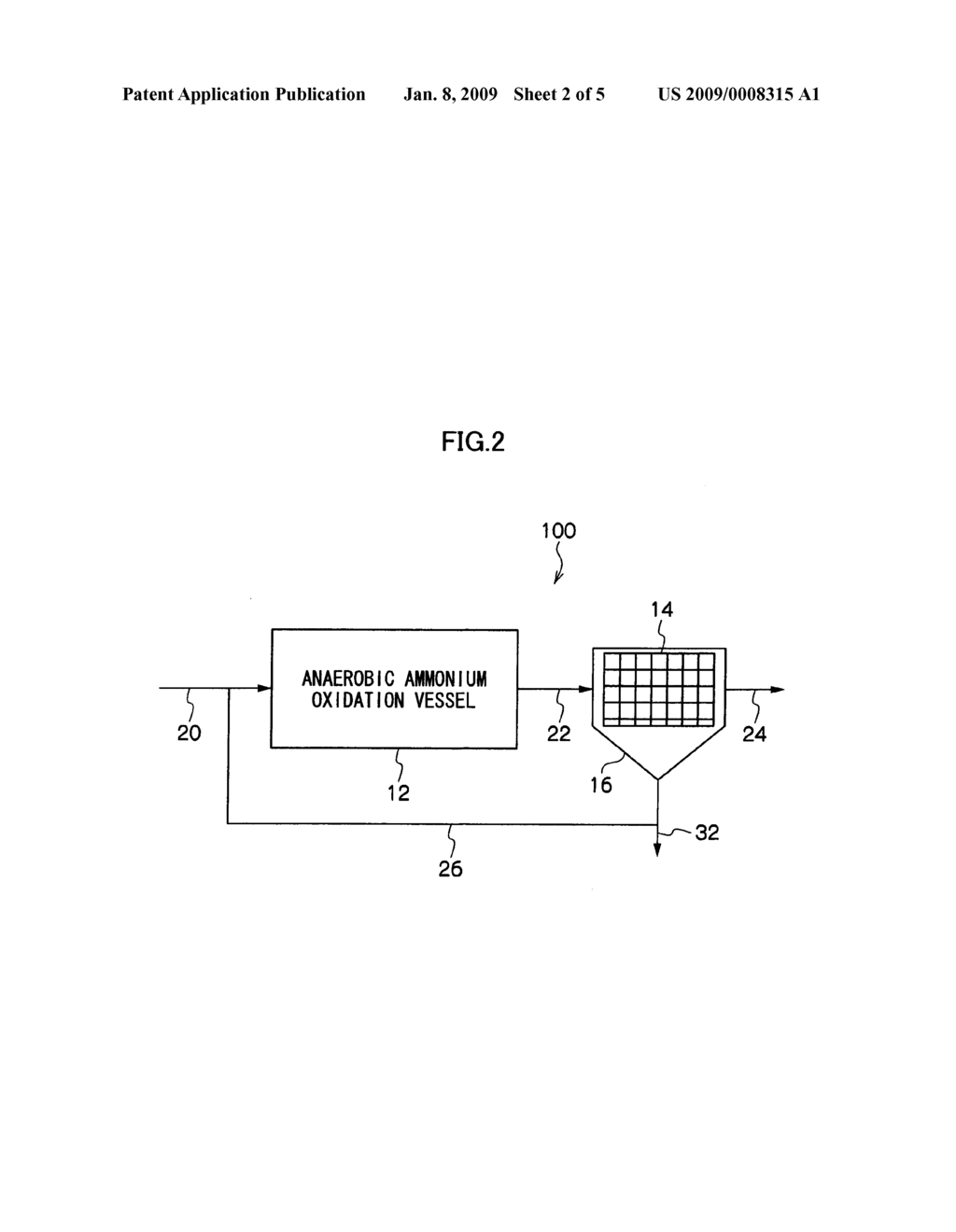 METHOD AND APPARATUS FOR COLLECTING BACTERIAL CELLS, METHOD FOR ACCLIMATIZING BACTERIAL CELLS, AND WASTEWATER TREATMENT EQUIPMENT - diagram, schematic, and image 03