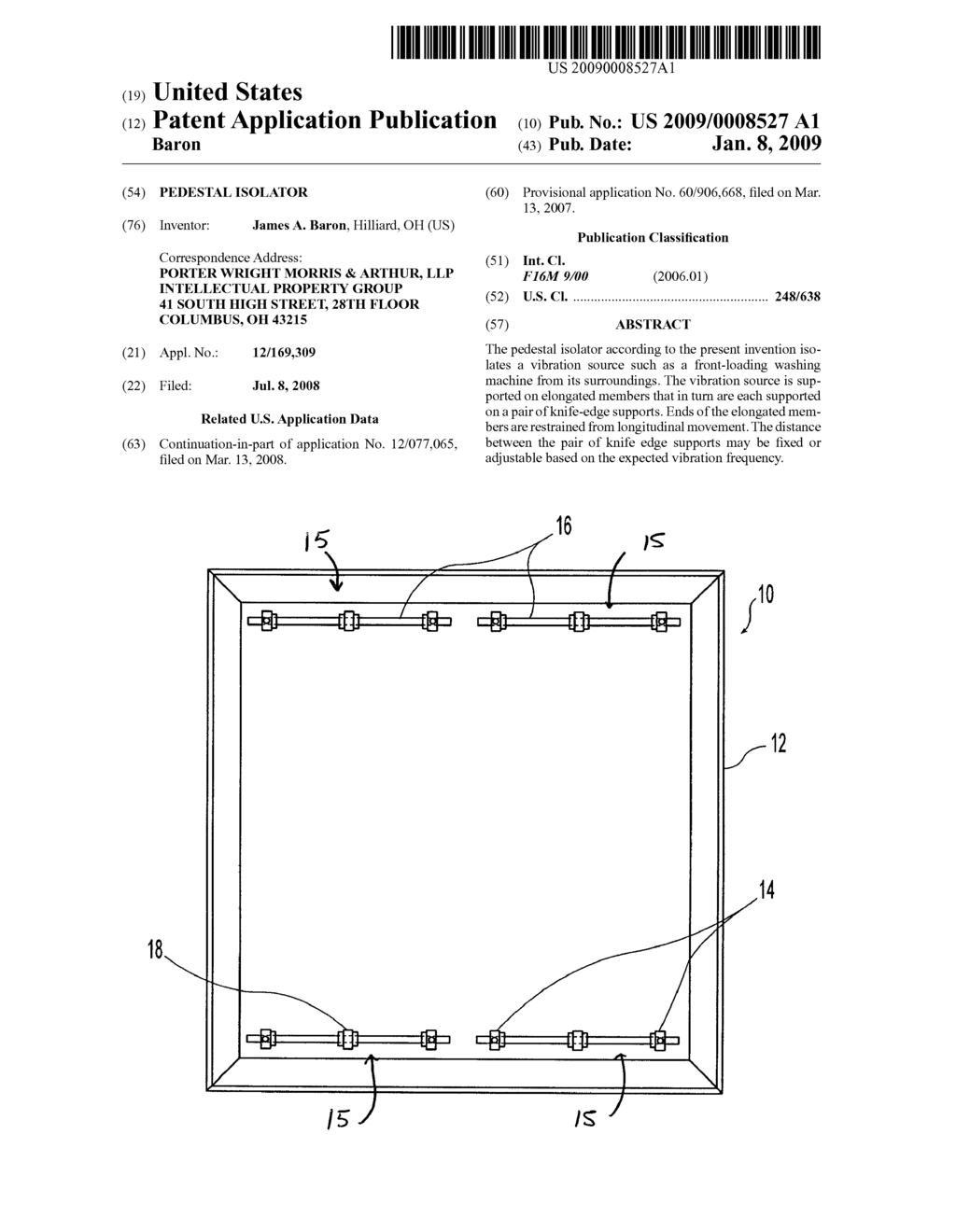 PEDESTAL ISOLATOR - diagram, schematic, and image 01