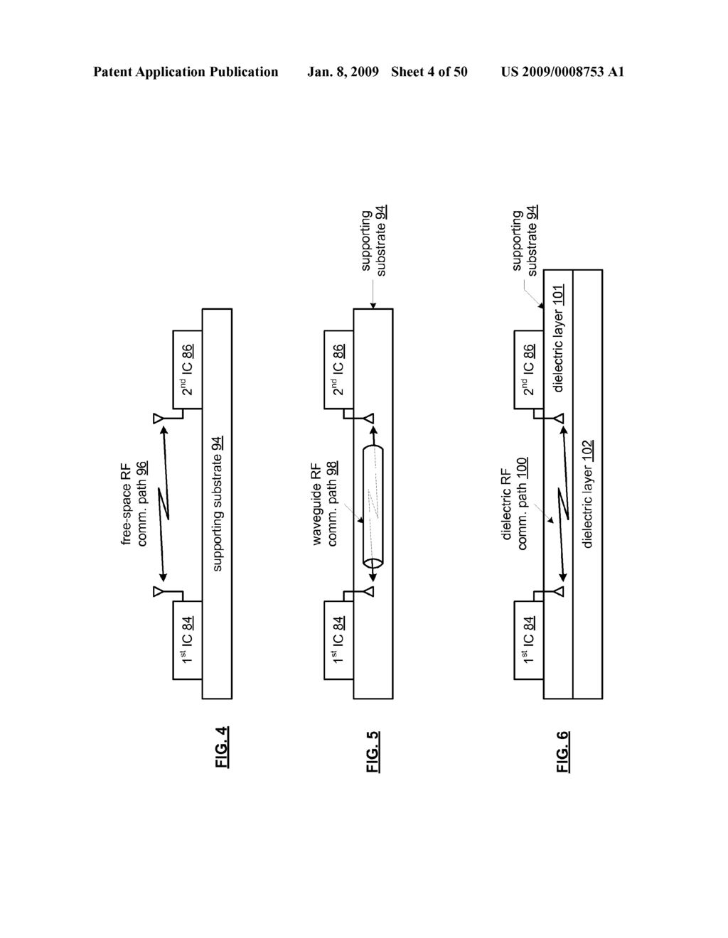 INTEGRATED CIRCUIT WITH INTRA-CHIP AND EXTRA-CHIP RF COMMUNICATION - diagram, schematic, and image 05