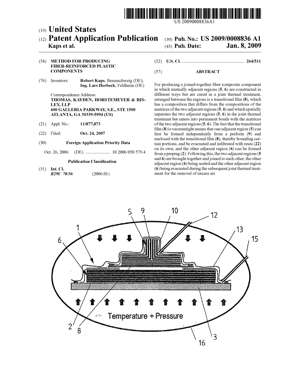 METHOD FOR PRODUCING FIBER-REINFORCED PLASTIC COMPONENTS - diagram, schematic, and image 01