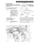 Device for braking flat products and corresponding folder diagram and image