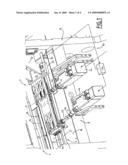 Device for braking flat products and corresponding folder diagram and image