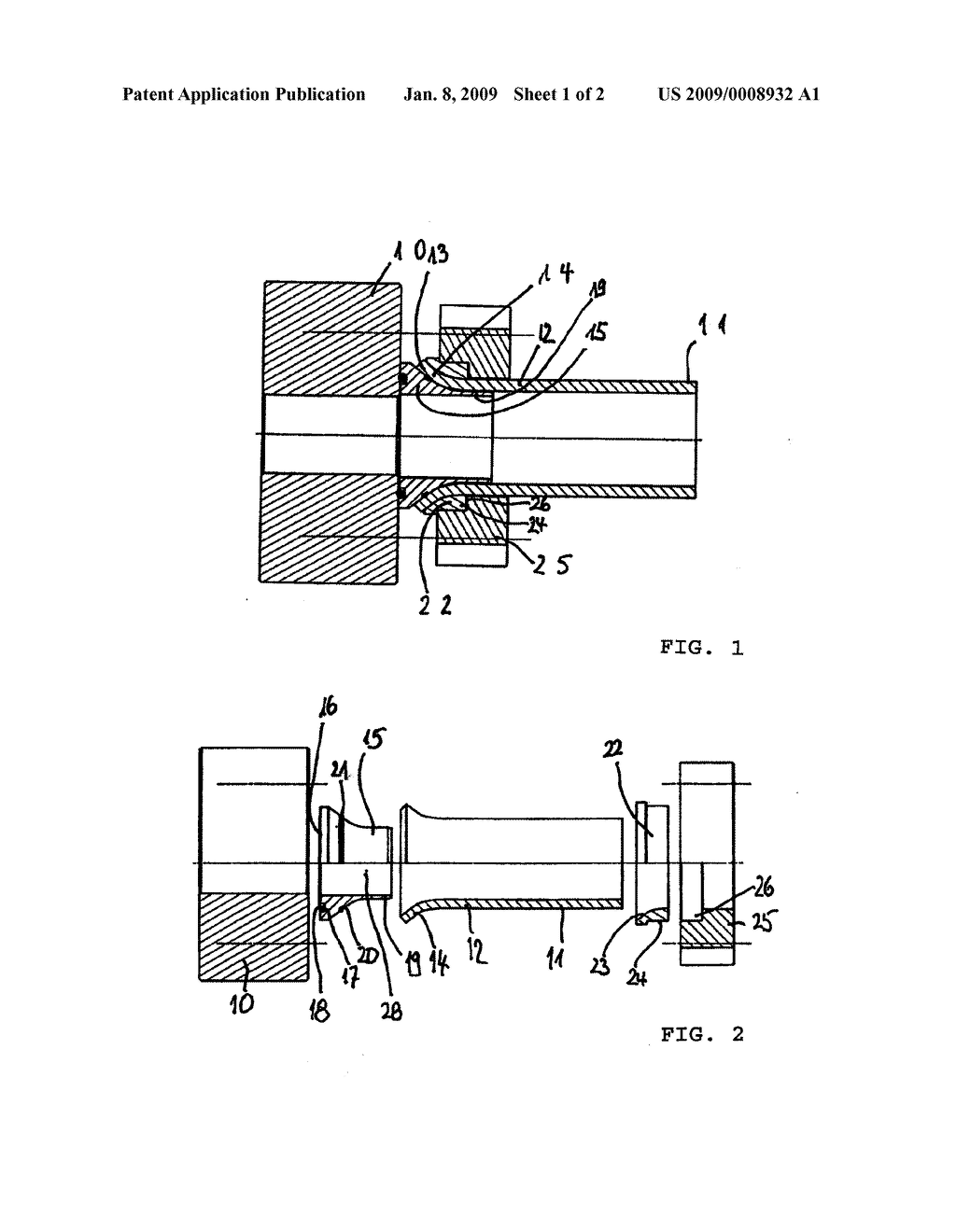 FLANGE CONNECTION FOR PIPE - diagram, schematic, and image 02