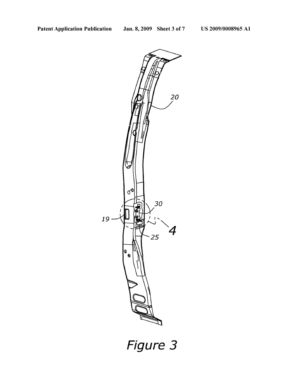 Striker Reinforcement for Hydroformed Automotive Door Frame - diagram, schematic, and image 04