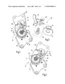 Fitting for a vehicle seat diagram and image