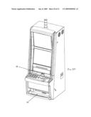 GAMING MACHINE AND CABINETS THEREFOR diagram and image