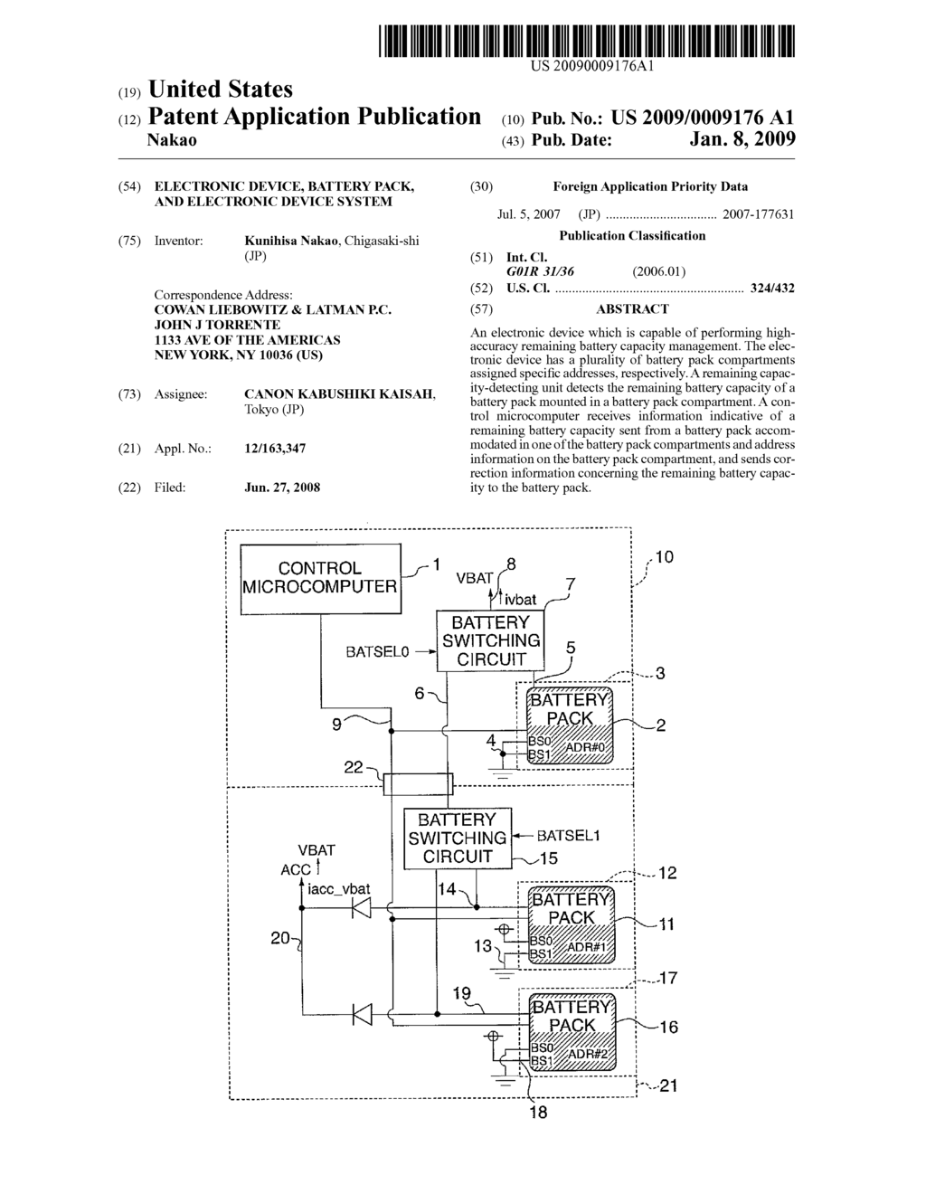 ELECTRONIC DEVICE, BATTERY PACK, AND ELECTRONIC DEVICE SYSTEM - diagram, schematic, and image 01