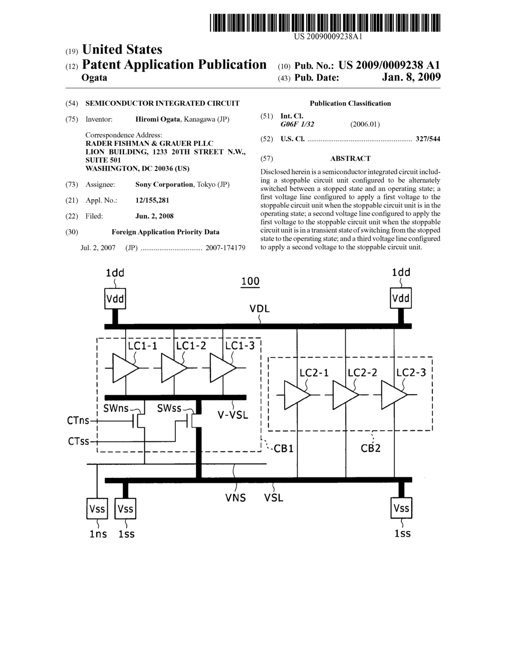 Semiconductor integrated circuit - diagram, schematic, and image 01