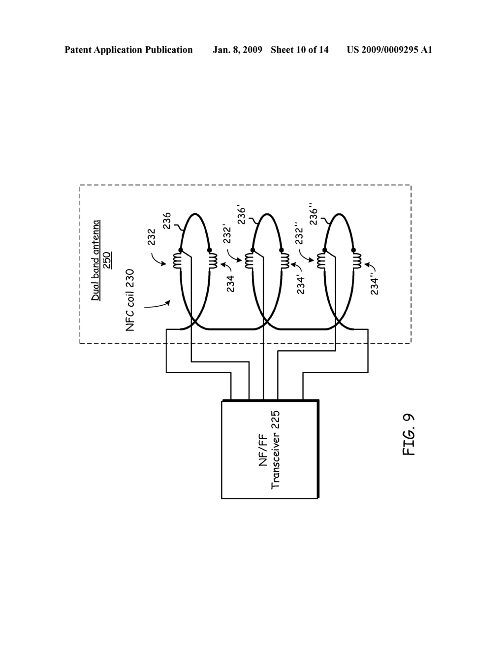 Transceiver with far field and near field operation and methods for use therewith - diagram, schematic, and image 11