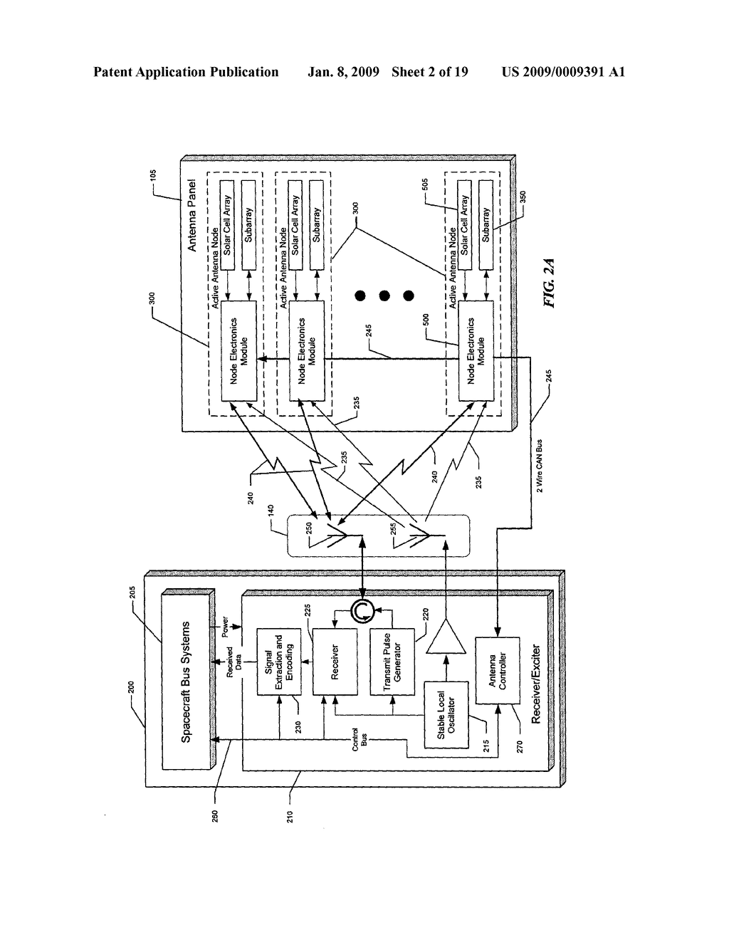 Lightweight Space-Fed Active Phased Array Antenna System - diagram, schematic, and image 03