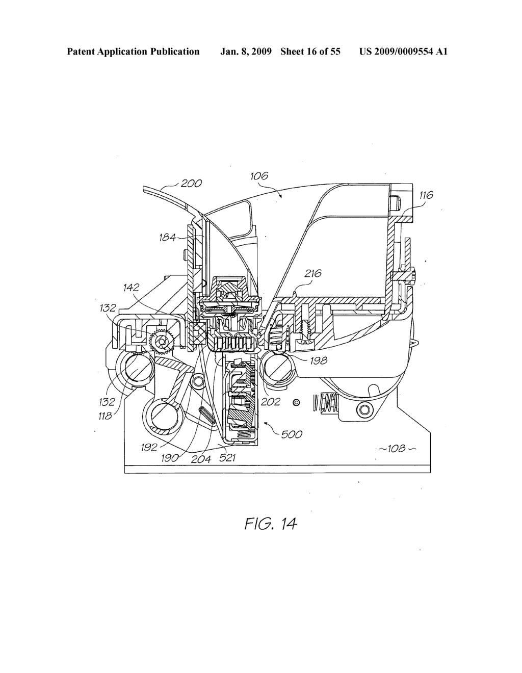 PRINT CRADLE ASSEMBLY FOR A PRINTHEAD CARTRIDGE - diagram, schematic, and image 17