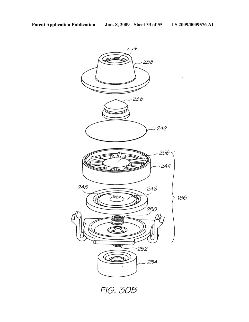 VALVE AND REGULATOR ARRANGEMENT FOR A PRINTHEAD CARTRIDGE - diagram, schematic, and image 34