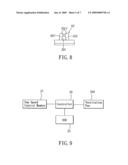 Projector with an external air filtration device diagram and image