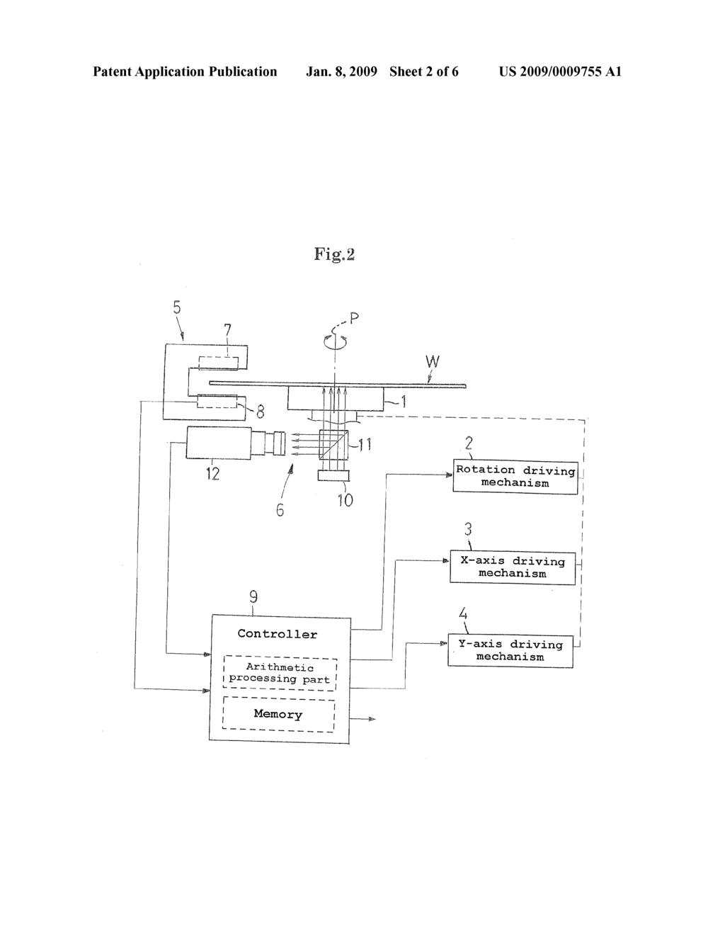 METHOD FOR DETECTING POSITION OF DEFECT ON SEMICONDUCTOR WAFER - diagram, schematic, and image 03