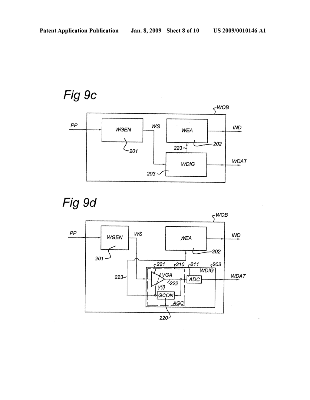 OPTICAL DISK DRIVE FOR SCANNING AN OPTICAL DISK CARRYING A GROOVE WITH A WOBBLE - diagram, schematic, and image 09