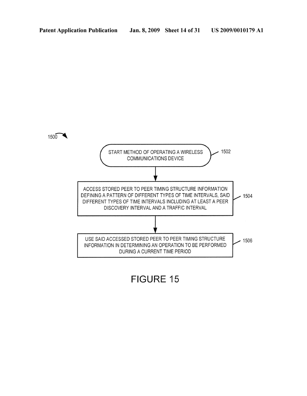 METHODS AND APPARATUS SUPPORTING TRAFFIC SIGNALING IN PEER TO PEER COMMUNICATIONS - diagram, schematic, and image 15