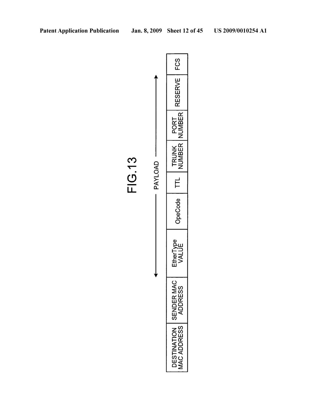 Packet transfer apparatus and packet transfer method - diagram, schematic, and image 13