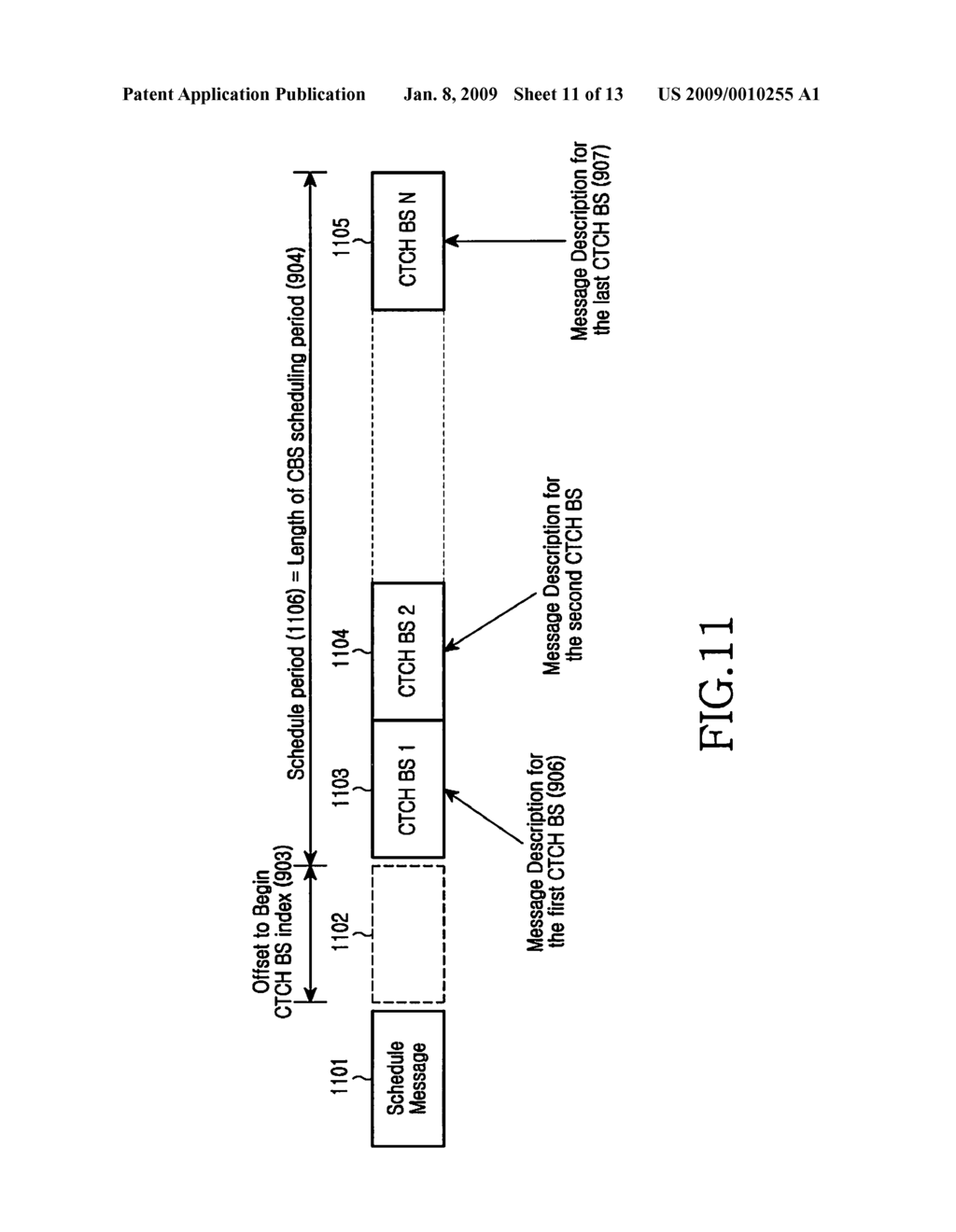 METHOD OF TRANSMITTING/RECEIVING CONTROL MESSAGE IN A MOBILE COMMUNICATION SYSTEM PROVIDING MULTIMEDIA BROADCAST/MULTICAST SERVICE - diagram, schematic, and image 12