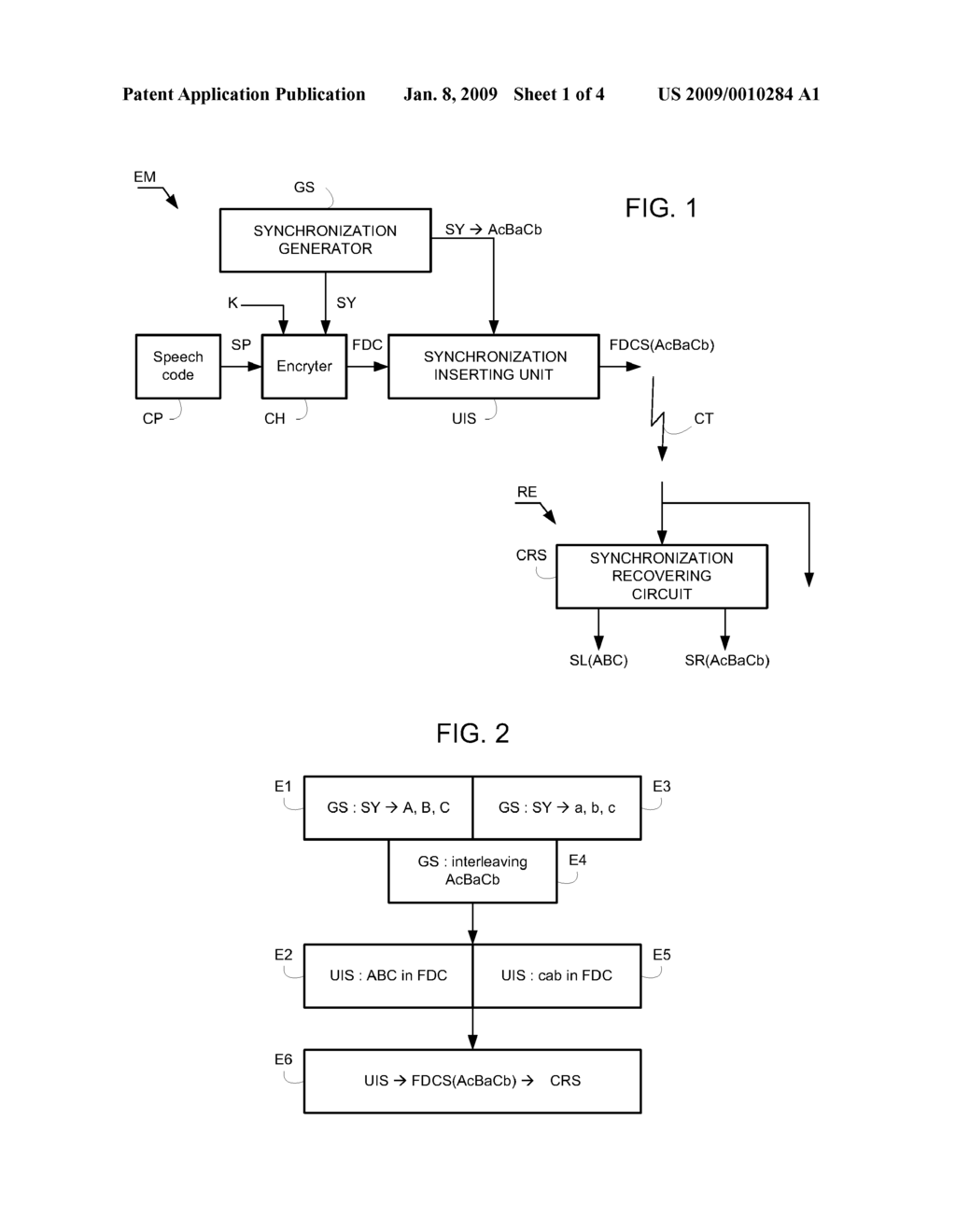 INTERLEAVED CRYPTOGRAPHIC SYNCHRONIZATION - diagram, schematic, and image 02