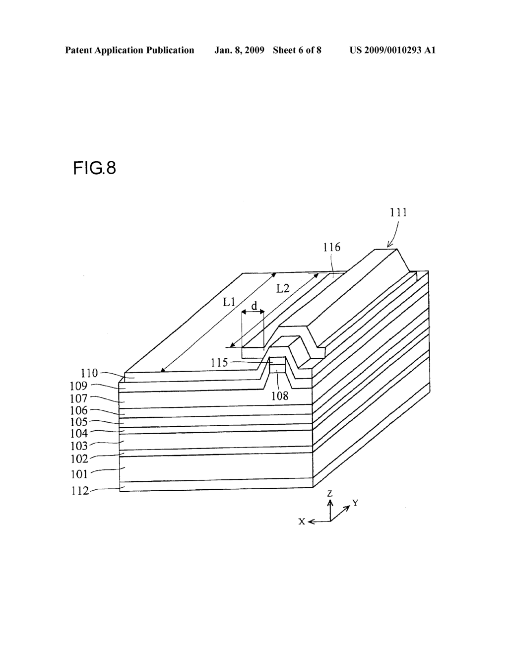 Nitride semiconductor light emitting device and method for manufacturing nitride semiconductor light emitting device - diagram, schematic, and image 07