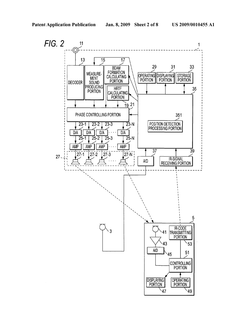 SPEAKER ARRAY APPARATUS - diagram, schematic, and image 03