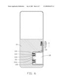 Portable electronic device with movable speaker device diagram and image