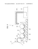 Developing Device of Electrographic Printing Apparatus, Non-Image-Region Toner Removing Device, Electrographic Printing Apparatus Using the Same, Electrographic Printing Method, and Method of Producing Glass Plate or Ceramic Plate diagram and image