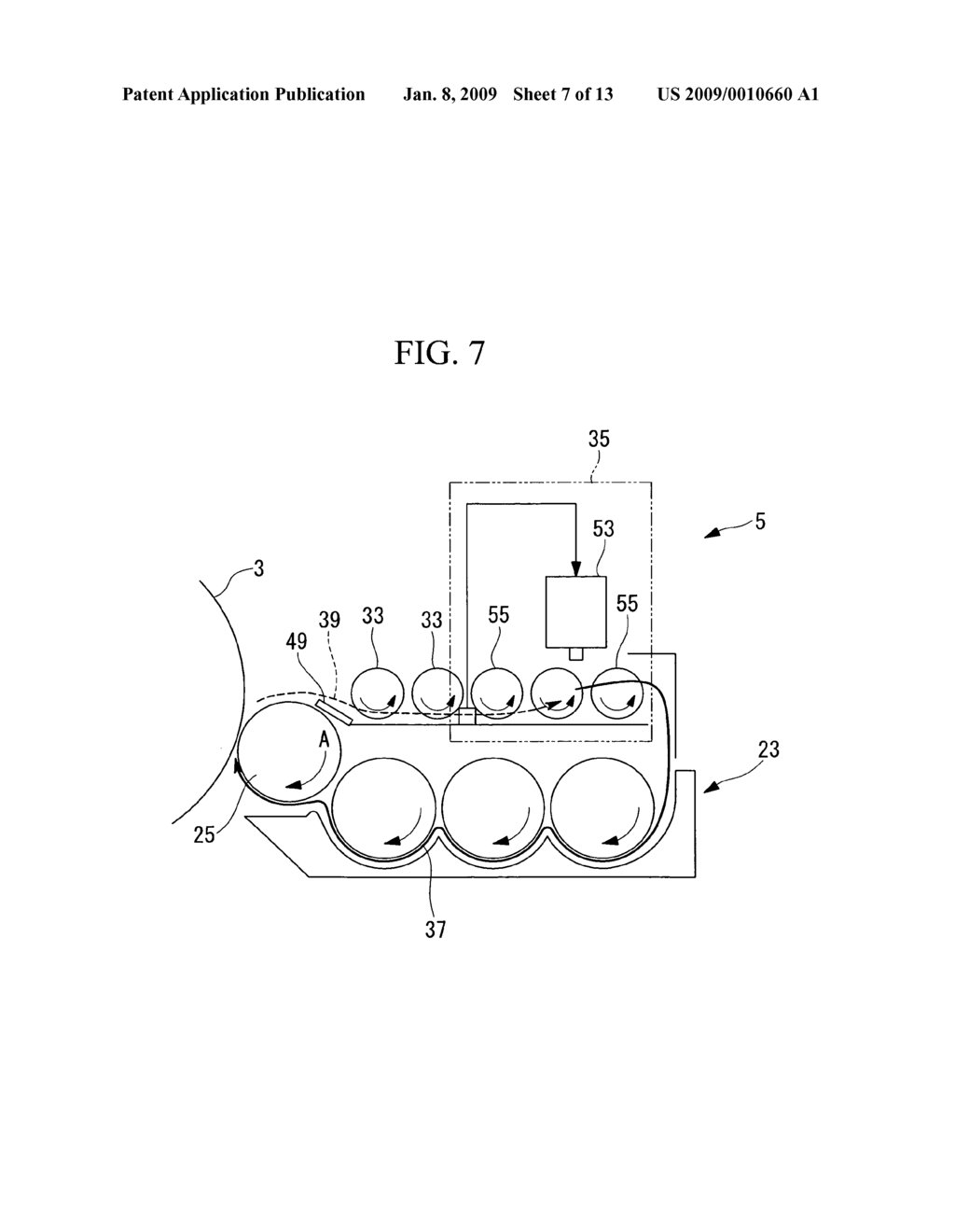 Developing Device of Electrographic Printing Apparatus, Non-Image-Region Toner Removing Device, Electrographic Printing Apparatus Using the Same, Electrographic Printing Method, and Method of Producing Glass Plate or Ceramic Plate - diagram, schematic, and image 08