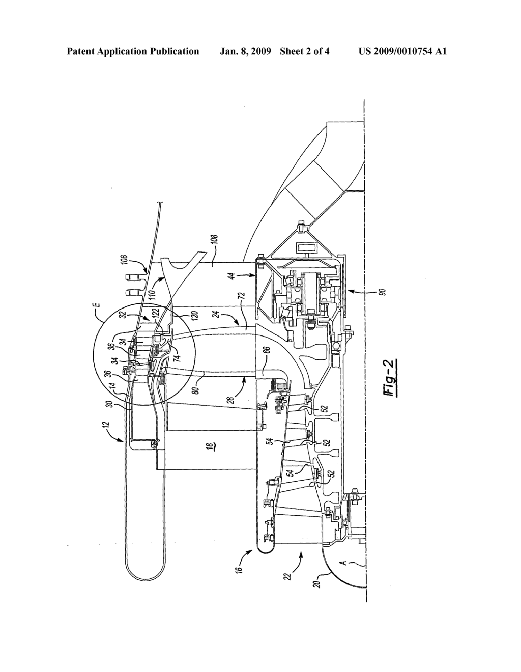 Bearing-Like Structure to Control Deflections of a Rotating Component - diagram, schematic, and image 03