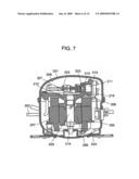 Hermetic compressor diagram and image